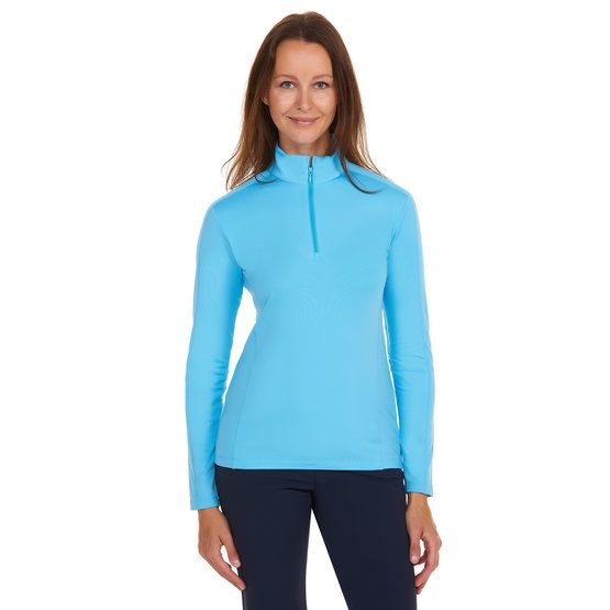 Valiente Basic 1/2 Zip Unterzieher Thermo blau von Valiente