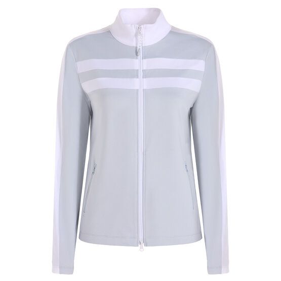 Valiente Colourblock Power- Stretch Jacke hellgrau von Valiente