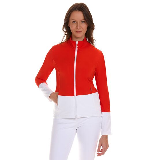 Valiente Colourblock Stretch Jacke rot von Valiente