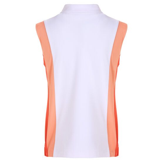 Valiente Colourblock ohne Arm Polo weiß von Valiente