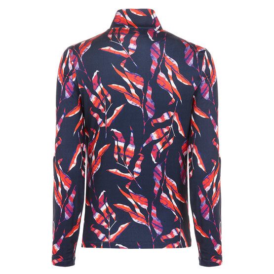 Valiente Druck 1/2 Zip Soft Touch Thermo Unterzieher navy von Valiente