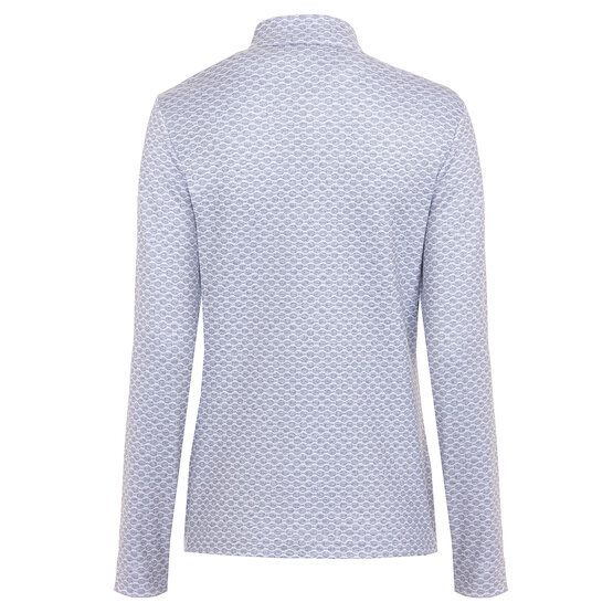 Valiente Druck 1/2 Zip Stretch Thermo Midlayer hellgrau melange von Valiente