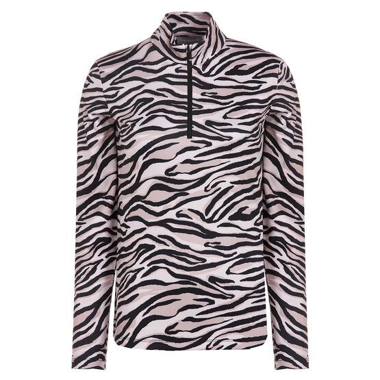 Valiente Druck 1/2 Zip Thermo Unterzieher beige von Valiente