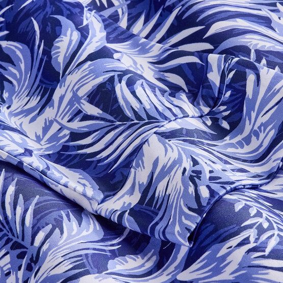 Valiente Druck 3/4 Arm Polo blau von Valiente