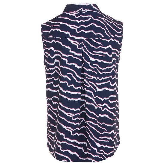 Valiente Druck Rückenfalte Ohne Arm Polo navy von Valiente