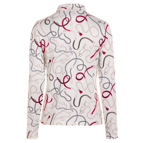 Valiente Druck Soft Touch Langarm Polo fancy von Valiente