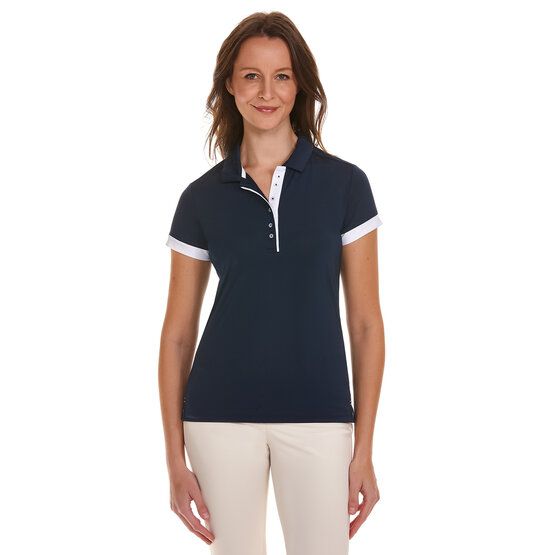 Valiente Funktions Halbarm Polo navy von Valiente