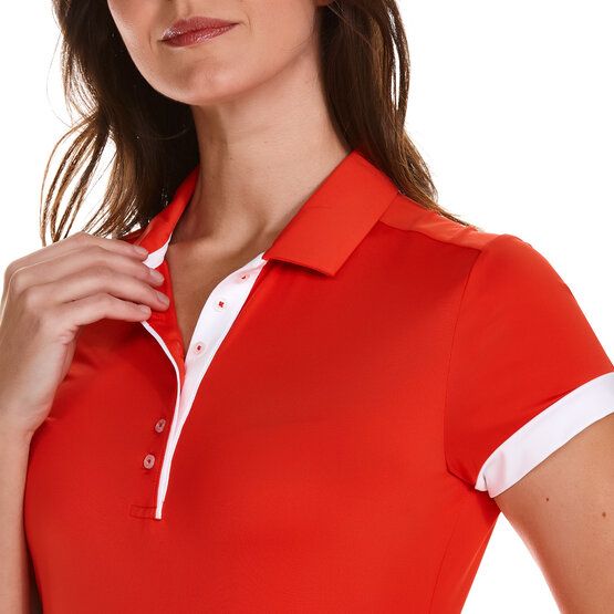 Valiente Funktions Halbarm Polo rot von Valiente