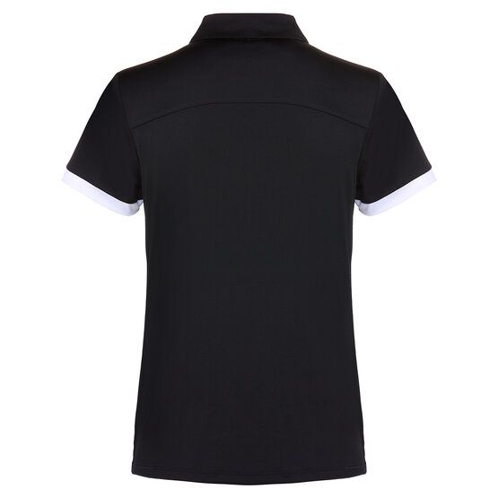 Valiente Funktions Halbarm Polo schwarz von Valiente