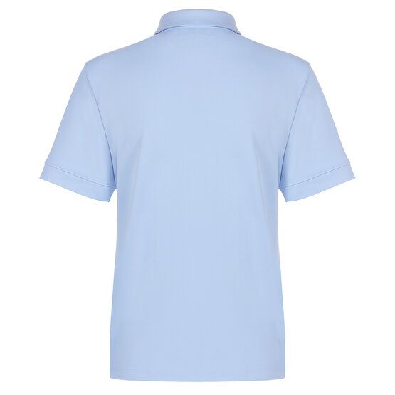 Valiente Funktions Pique Halbarm Polo hellblau von Valiente