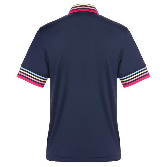 Valiente Funktions Pique Halbarm Polo navy von Valiente
