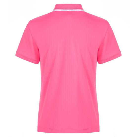 Valiente Funktions Pique Halbarm Polo pink von Valiente