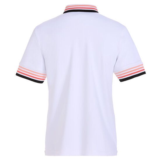 Valiente Funktions Pique Halbarm Polo weiß von Valiente