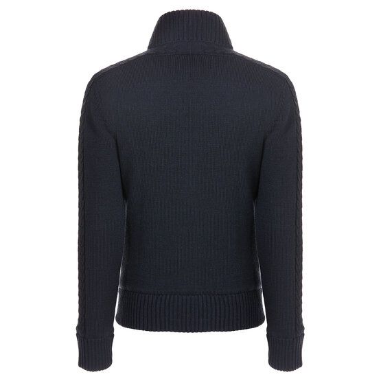 Valiente Jacke Zopf- Windstopp Strick navy von Valiente