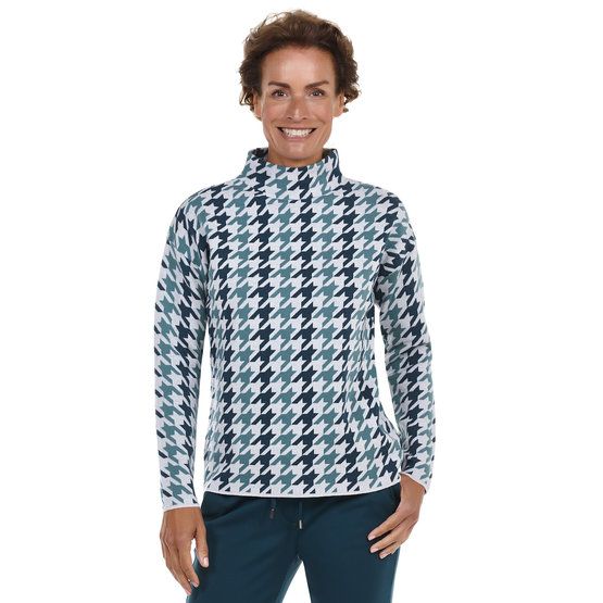 Valiente Jacquard Pullover Strick grün von Valiente