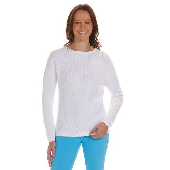 Valiente Loose Fit Pullover Strick weiß von Valiente