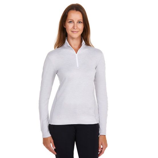 Valiente Melange 1/2 Zip Unterzieher Thermo grau melange von Valiente