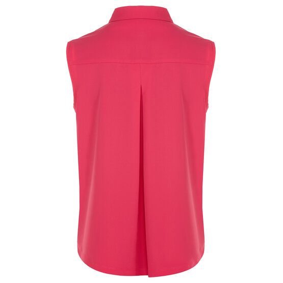 Valiente Rückenfalte Ohne Arm Polo pink von Valiente