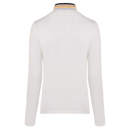 Valiente Stehkragen mit Knoepfen Thermo Unterzieher ecru von Valiente