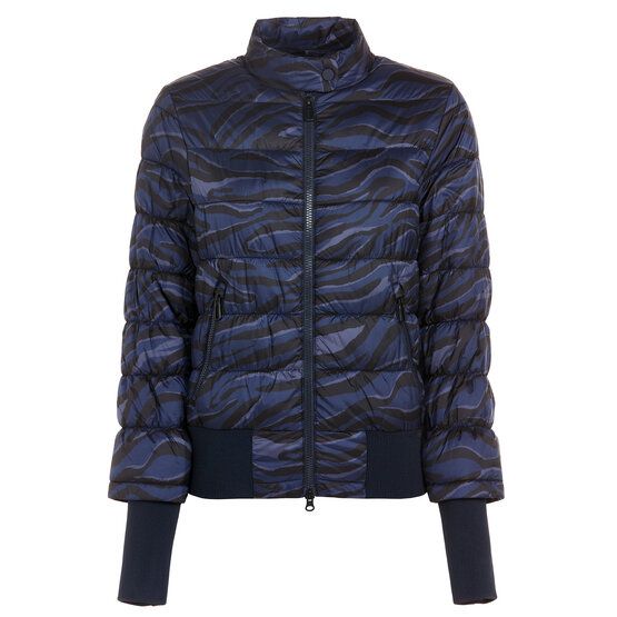 Valiente Stepp Druck Thermo Jacke navy von Valiente