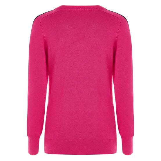 Valiente V-Neck Pullover Strick pink von Valiente