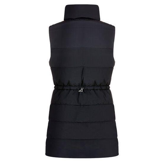 Valiente lange Stepp Thermo Weste schwarz von Valiente