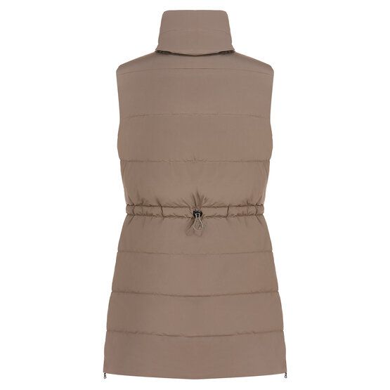 Valiente lange Stepp Thermo Weste taupe von Valiente