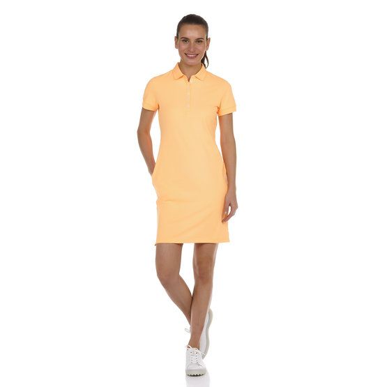 Valiente polo dress Halbarm Kleid orange von Valiente