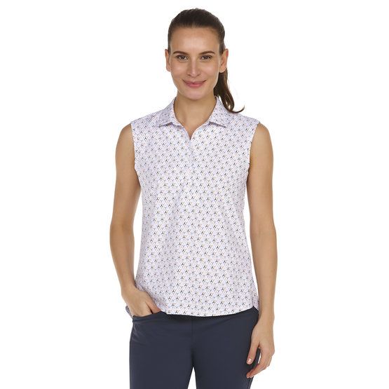 Valiente polo printed w/o sleeves ohne Arm Polo fancy von Valiente