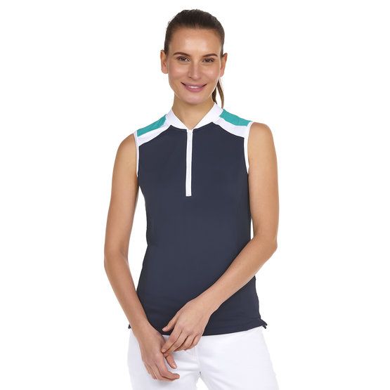 Valiente polo w/o sleeves ohne Arm Polo navy von Valiente