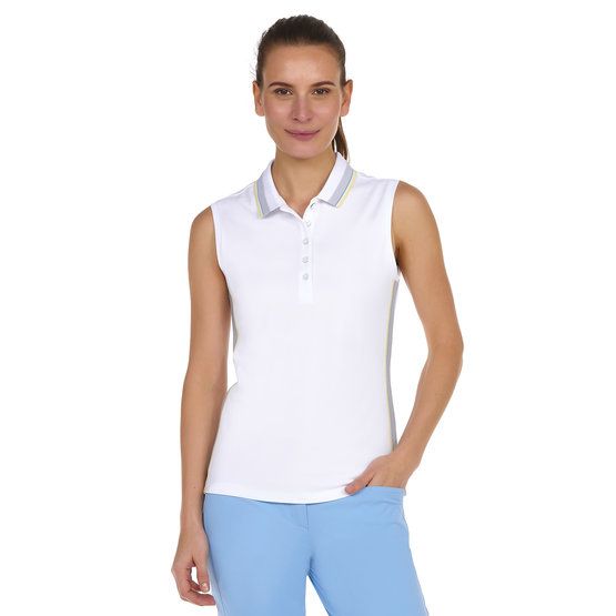 Valiente polo w/o sleeves ohne Arm Polo weiß von Valiente