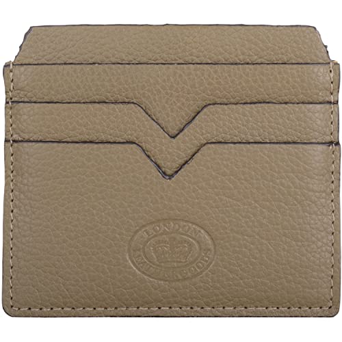 Valita Unisex Pebble Leather Slim Line Kreditkartenetui, olivgrün, Einheitsgröße von Valita