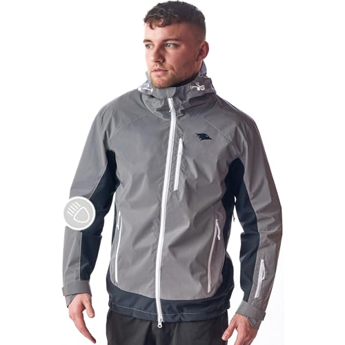 Valkental® Reflektierende Funktionsjacke [Das Original] - Herren - Wasserabweisend & Winddicht | Doppel Reißverschluss | Geeignet als Laufjacke, Fahrradjacke & Übergangsjacke | VERTEX Jacke von Valkental