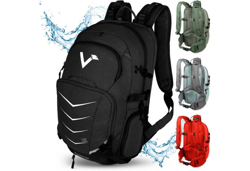 Valkental Wanderrucksack Fahrradrucksack & Outdoor Rucksack (1-tlg), wasserdicht & atmungsaktiv 22 L von Valkental