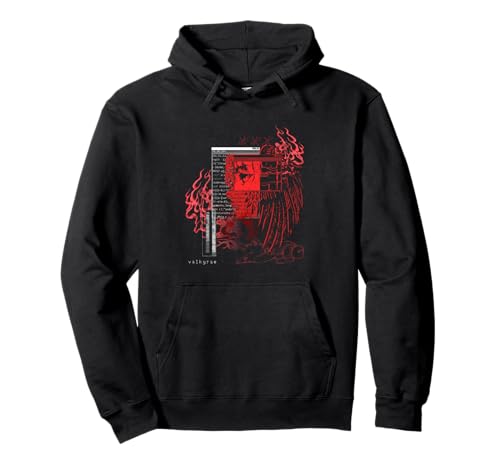 Valkyrae Red Digitaldruck Pullover Hoodie Valkyrae Red Digitaldruck Pullover Hoodie von Valkyrae