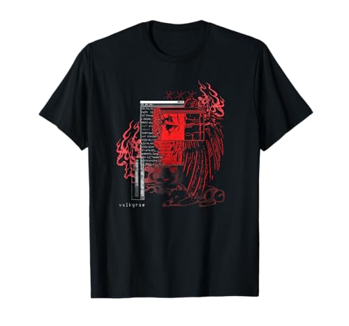 Valkyrae Red Digitaldruck T-Shirt Valkyrae Red Digitaldruck T-Shirt von Valkyrae