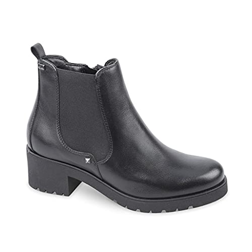 Valleverde 16121 Stiefelette schwarz Leder 38/Nero von Valleverde