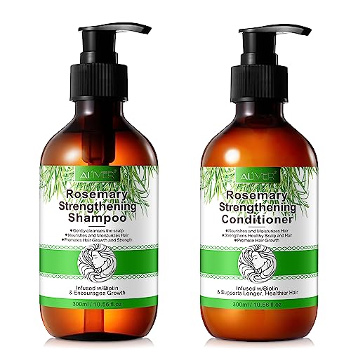 Rosmarinöl Haare w/Rosmarin Shampoo für Haarwachstum, Rosemary Oil for Hair, Veganes Rosmarinöl gegen Haarausfall, Stimuliert das Haarwachstum, Anti Haarausfall Rosemary Shampoo für Frauen und Männer von Valleylux