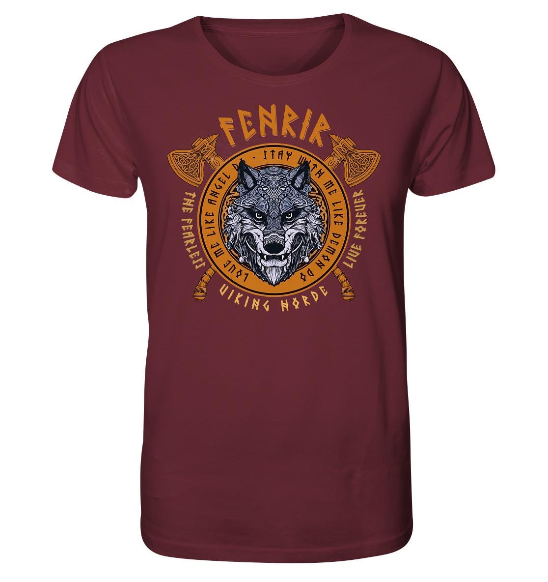 Fenrir The Fearless Viking Horde Live Forever T-Shirt - Unisex Wears T-Shirt Fenrir The Fearless Viking Horde Live Forever T-Shirt - Unisex Wears T-Shirt von VallhallaDesignsShop