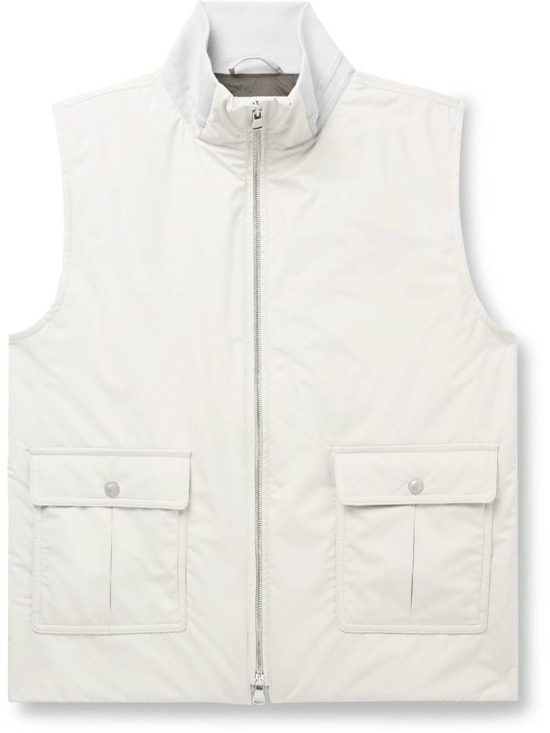 Valstar - Caddy Stretch-Jersey Trimmed Padded Shell Gilet - Men - Neutrals - IT 52 von Valstar