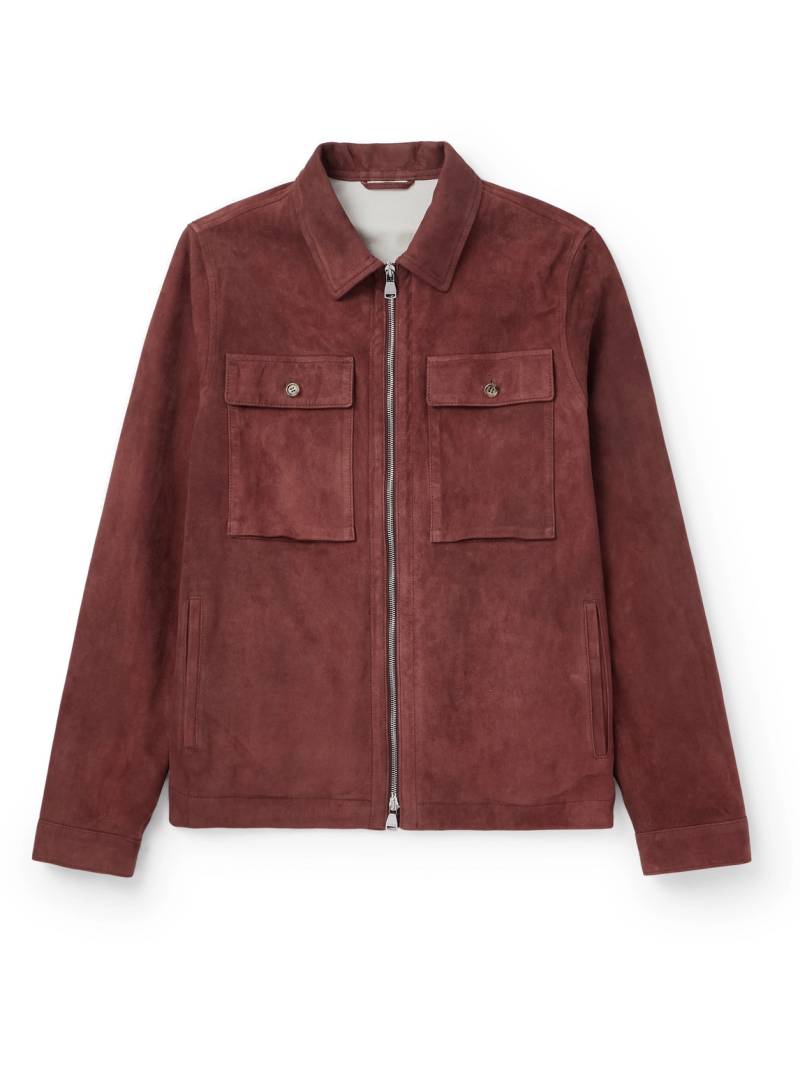 Valstar - Jamie Suede Overshirt - Men - Red - IT 50 von Valstar
