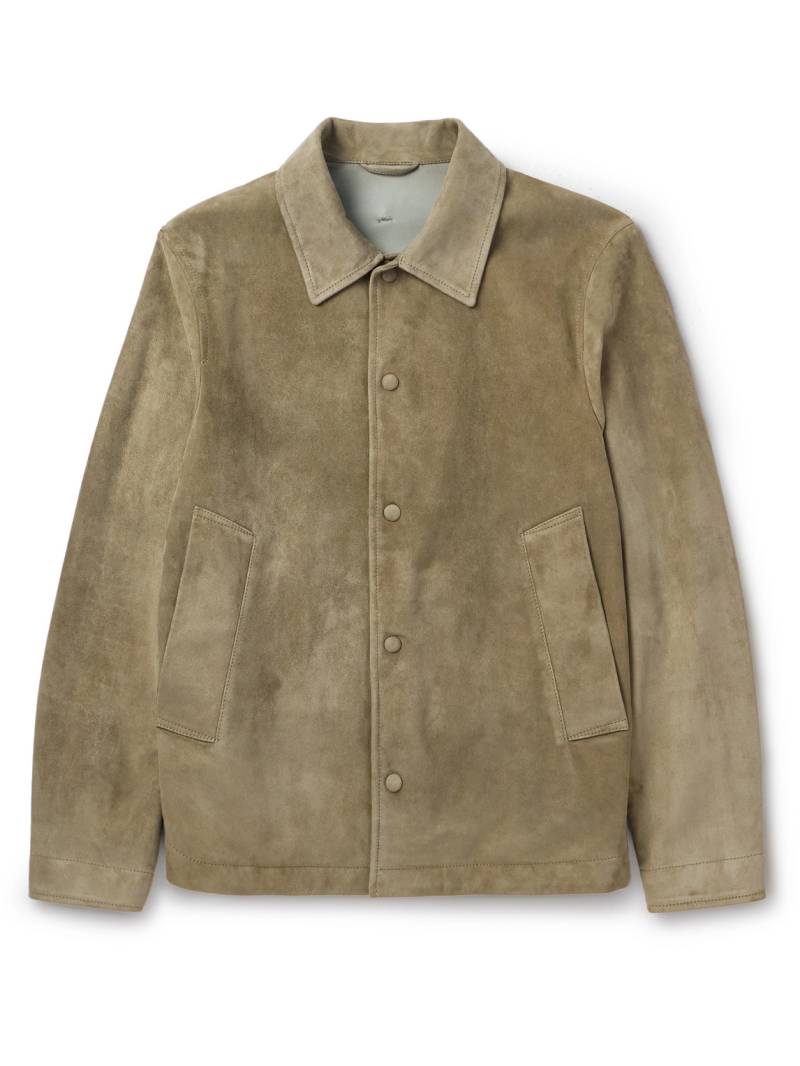 Valstar - Ted Suede Coach Jacket - Men - Green - IT 54 von Valstar