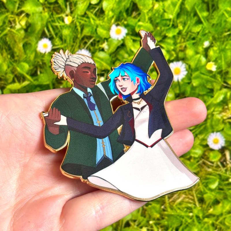 Arkan Inspirierter Premium Dance Ekko & Powder Enamel Pin Arkan Inspirierter Premium Dance Ekko & Powder Enamel Pin von Valtassi