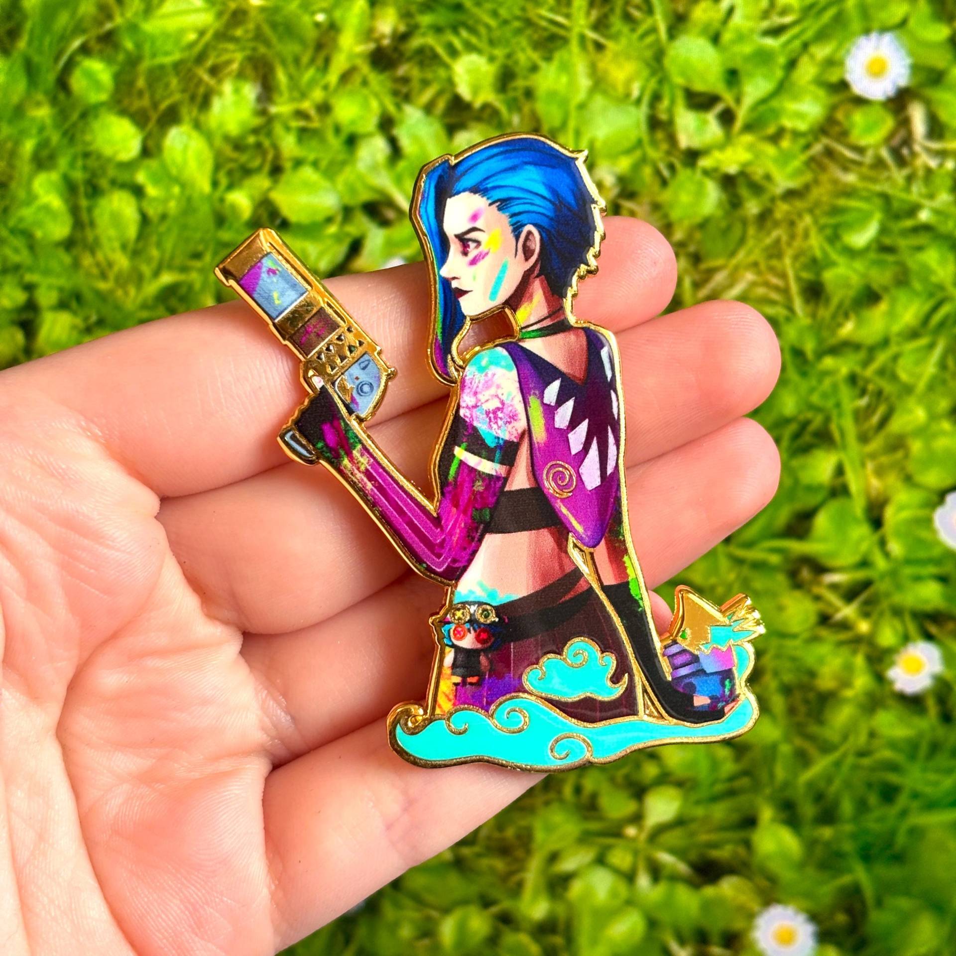 Arkan Inspirierter Premium Jinx S2 Emaille Pin Arkan Inspirierter Premium Jinx S2 Emaille Pin von Valtassi