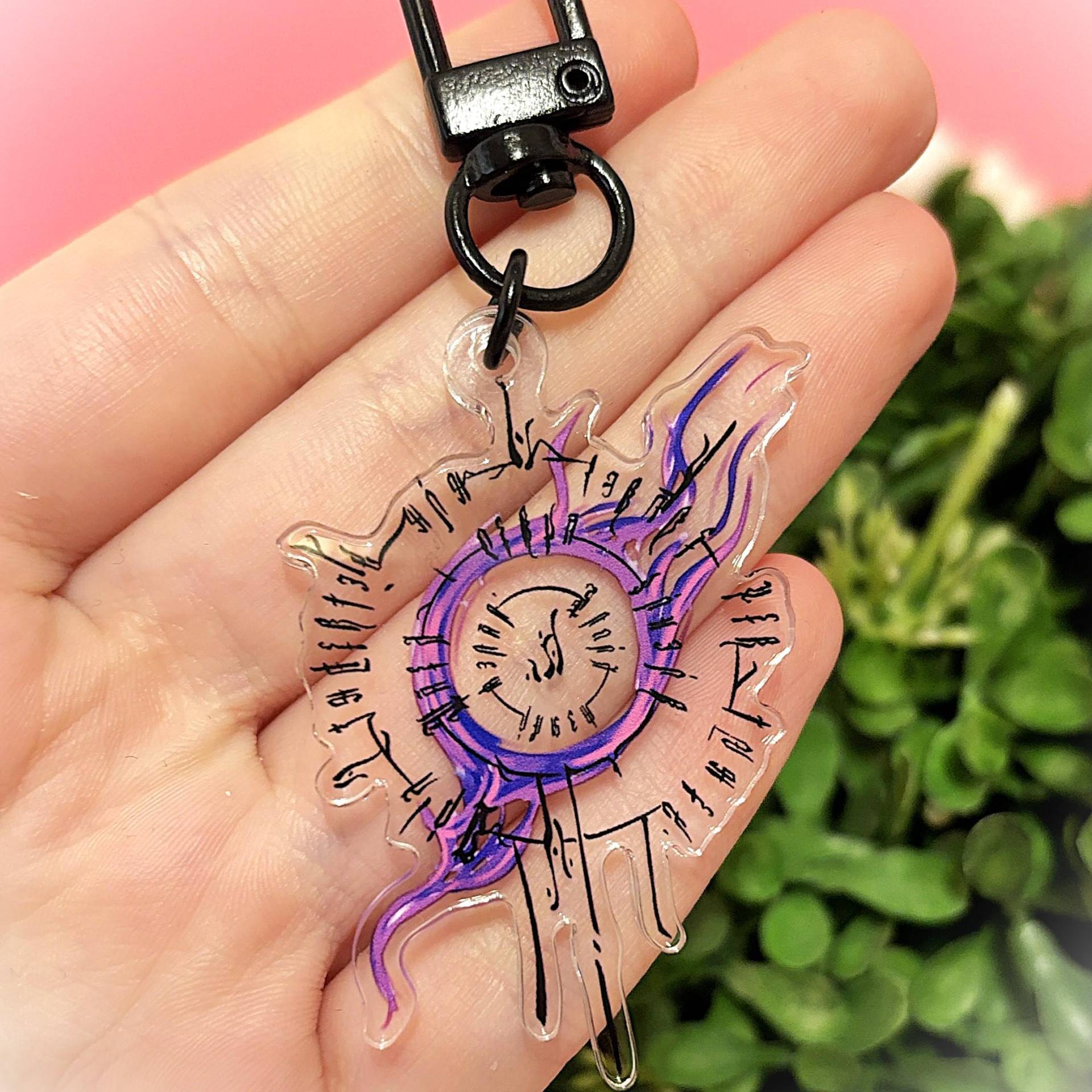 Bg3 Kombiniert Astarion Und Gale Tattoo Schlüsselanhänger von Valtassi