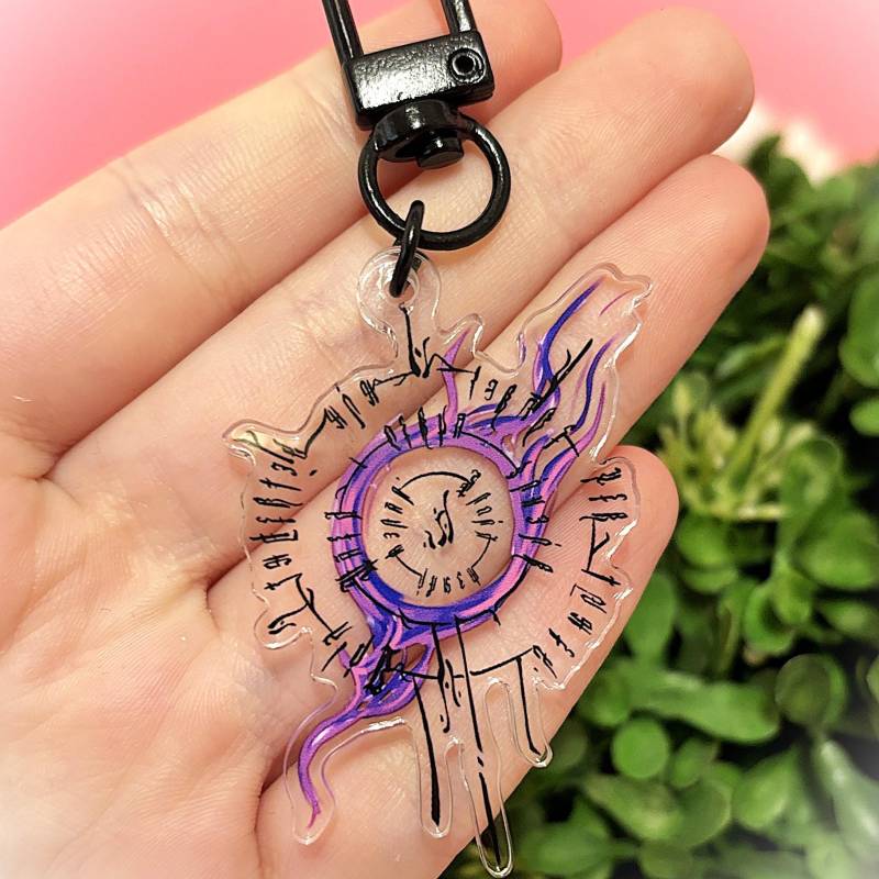 Bg3 Kombiniert Astarion Und Gale Tattoo Schlüsselanhänger von Valtassi