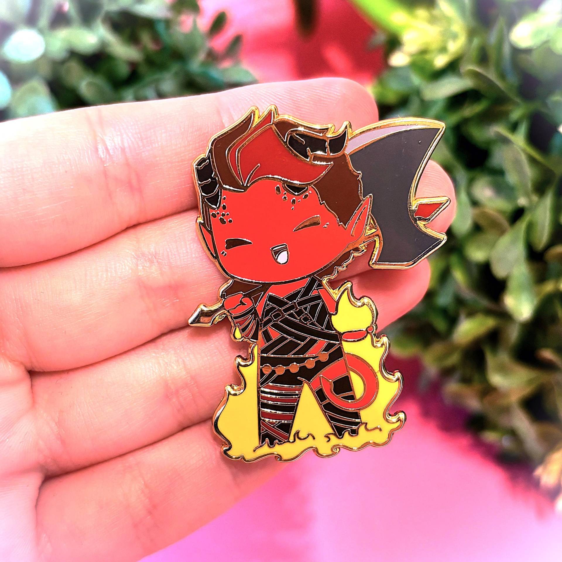 Karlach Baldur's Gate 3 Inspiriert Harter Emaille Pin von Valtassi