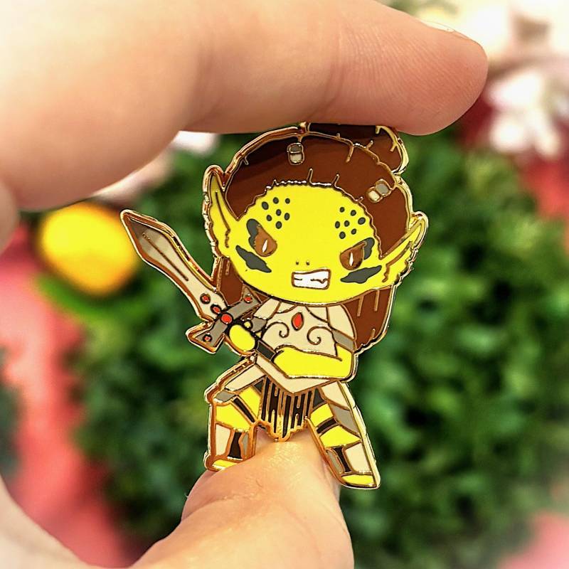 Lae'zel Baldur's Gate 3 Inspirierter Harter Emaille Pin von Valtassi
