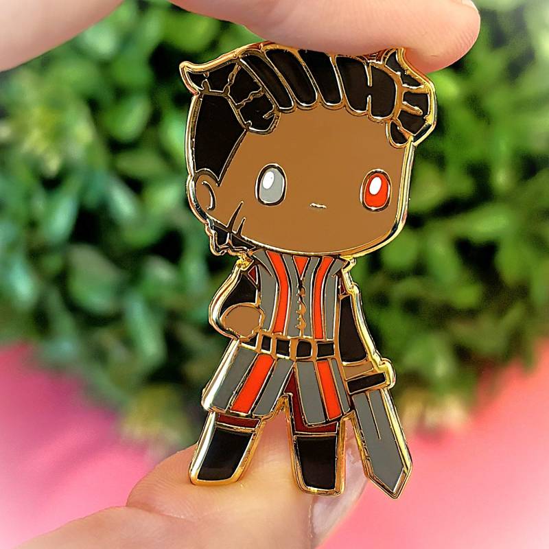 Wyll Baldur's Gate 3 Inspirierter Hart Emaille Pin von Valtassi