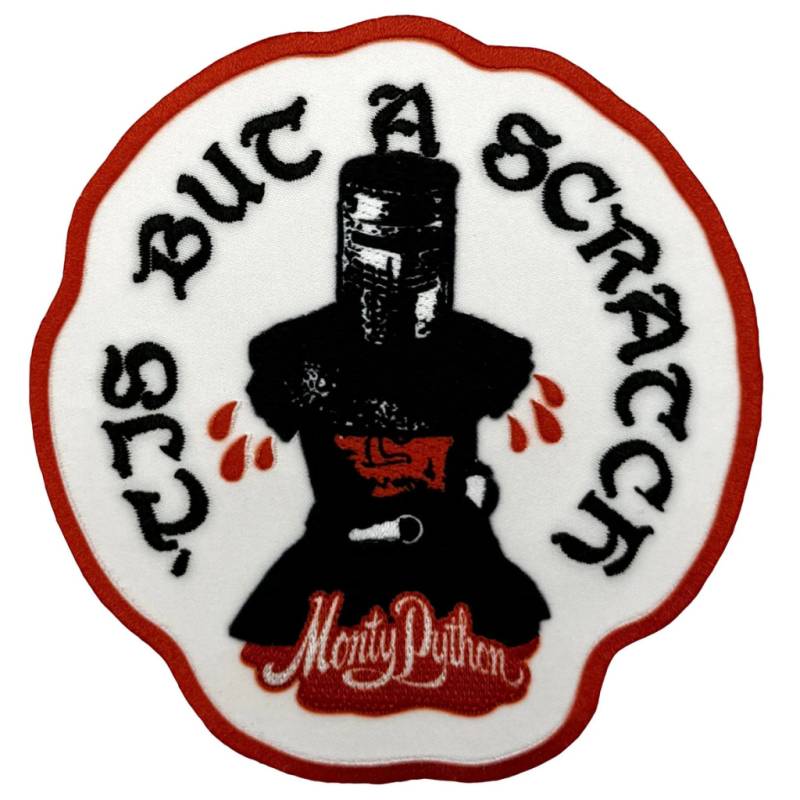 Biker & Motiv Patch Rund · Monty Python Scratch von ROCKOFF